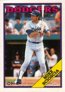 1988 O-Pee-Chee Baseball Cards 225     Mike Scioscia